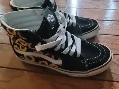 junior Vans Old Skool Sunflower black yellow High Top Size