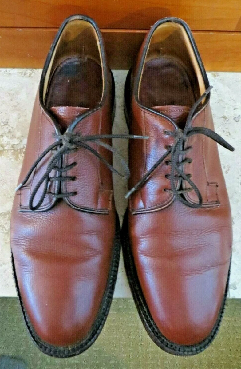 Handcrafted Barrier Ltd made in England dress shoes size 10.5 Barrie Ltd Leather Brown Cap Toe Dress Shoes Men main image 4
