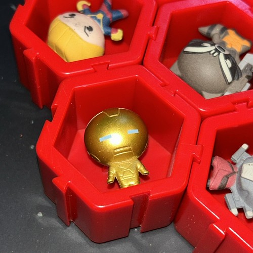 Rare GOLD IRON MAN CHASE NANO PODS Marvel Mattel. With Many Extra Nano Pods. - Picture 2 of 10