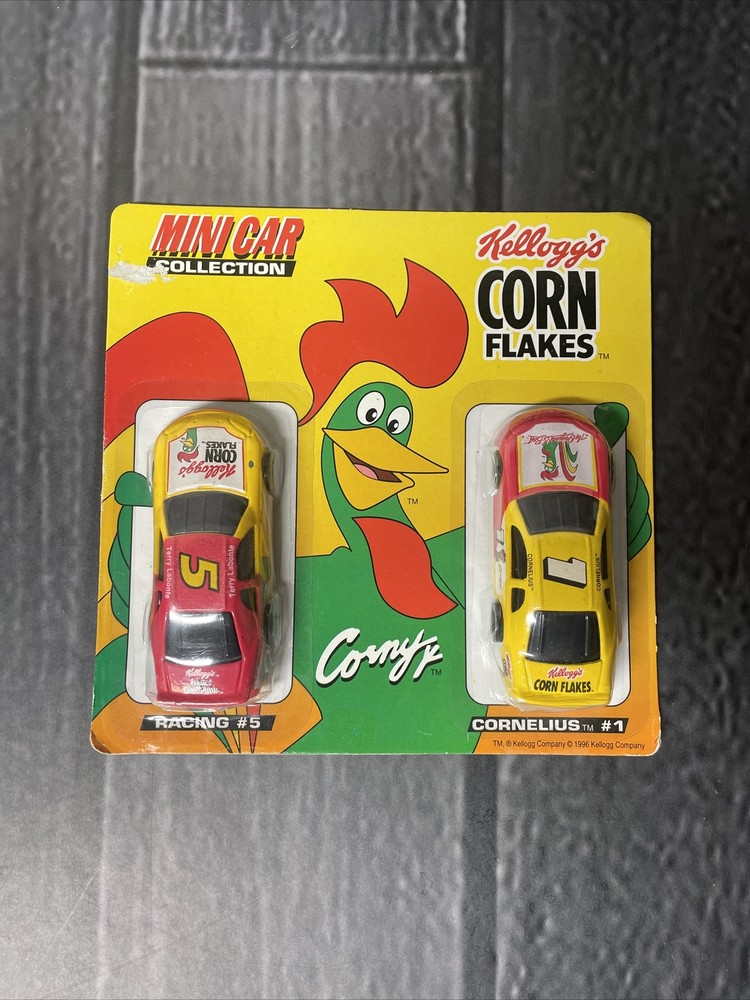 Kellogs Corn Flakes Mini Car Collection NASCAR # 5 & # 1