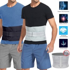 Lower Back Support Brace Men Women Sciatica Waist Lumbar Pain Relief Belt Fajas
