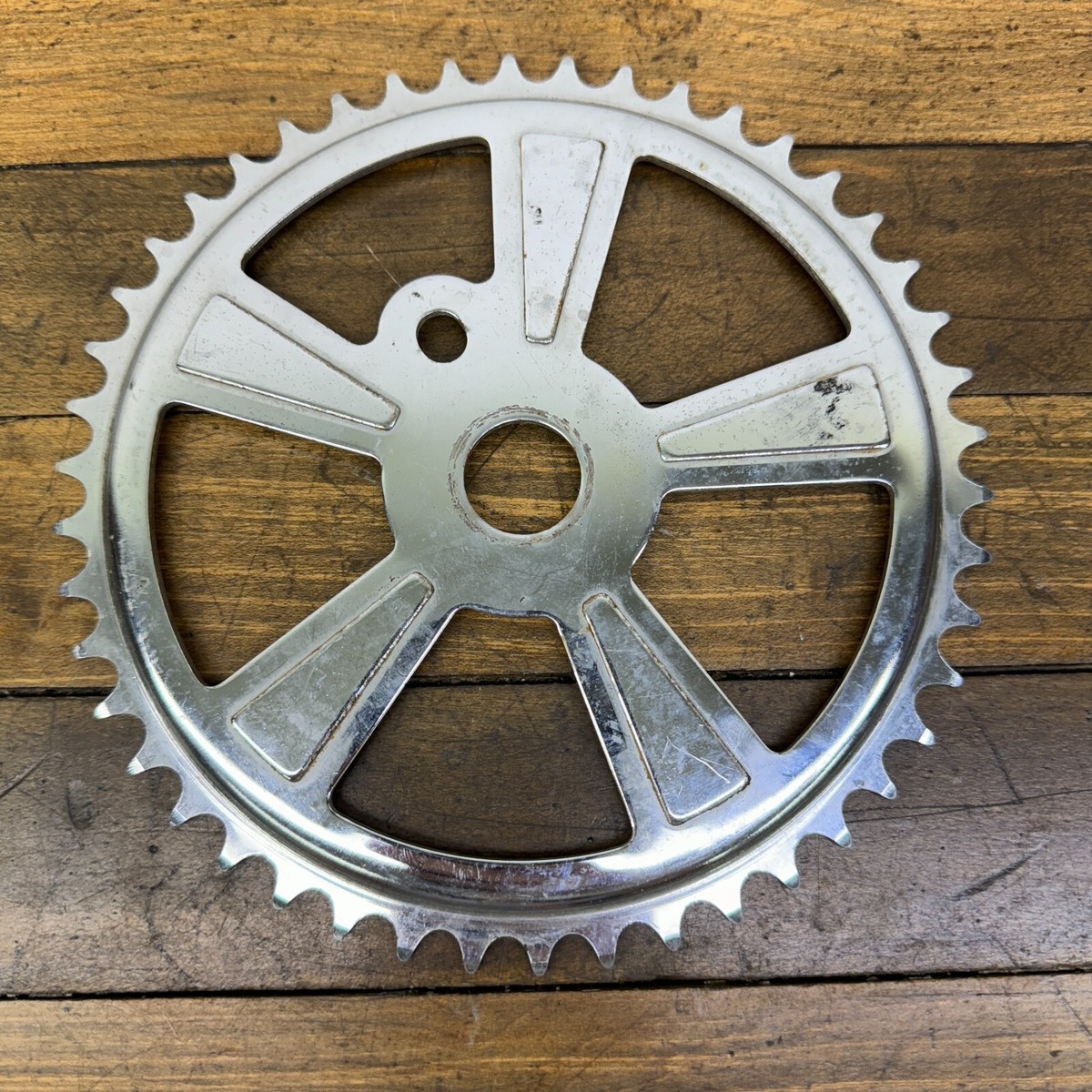 Vintage schwinn チェーンリング スティングレー BMX 46t VIntage Schwinn Chainring 46 Tooth Chainwheel BMX 46t Chrome