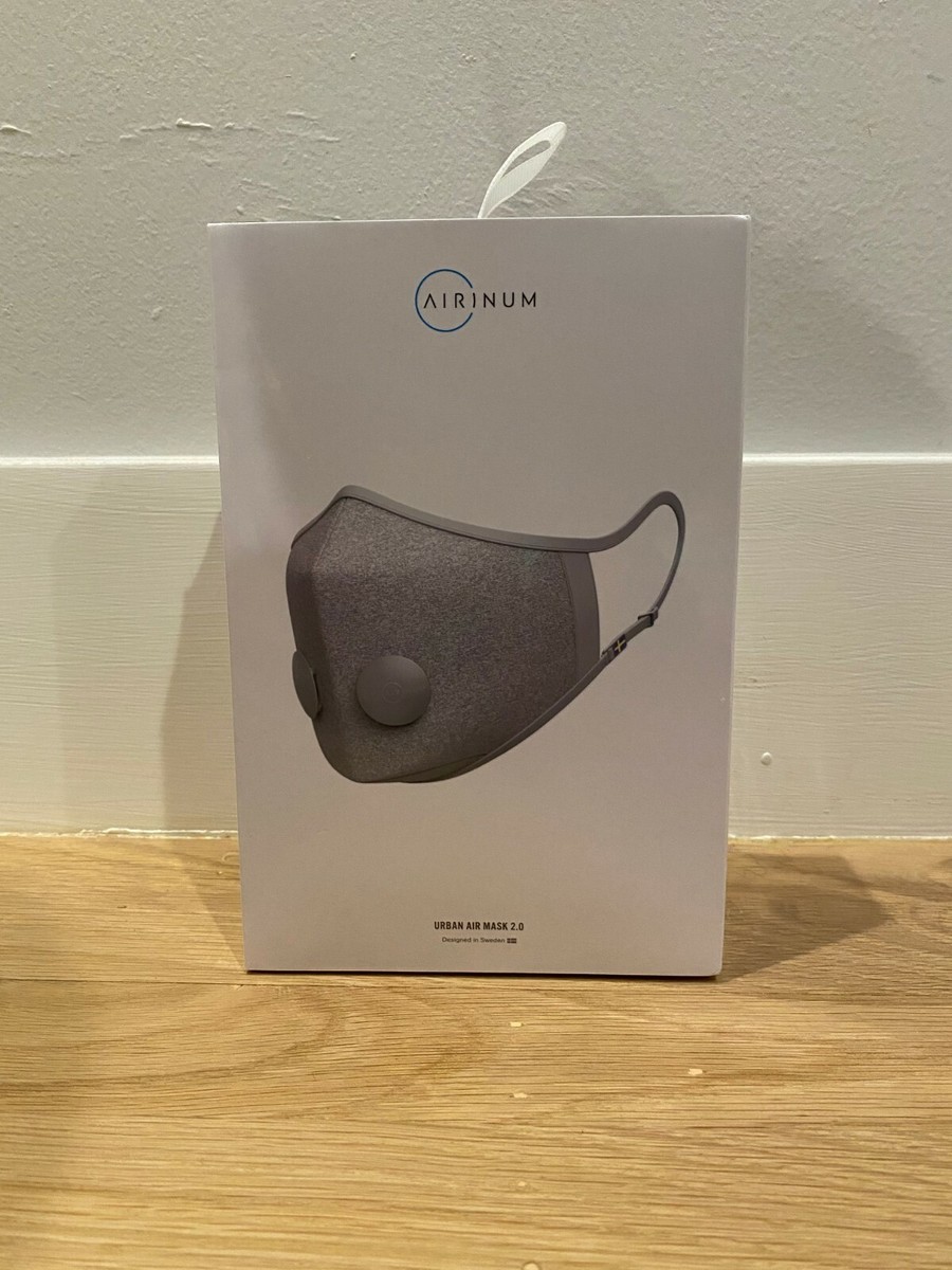 ★Airinum★Urban Air Mask (再利用マスク)★Quartz Grey Airinum Urban Air Mask 2.0 Quartz Grey Size XS New & Sealed