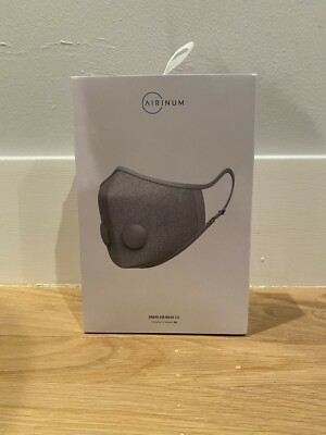 Airinum Urban Air Mask 2.0 Quartz Grey Size M New & Sealed Ships