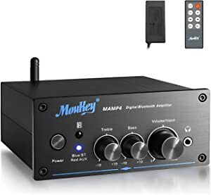 Moukey Ricevitore Amplificatore Bluetooth 5.0 200W Stereo Hi-Fi Casa