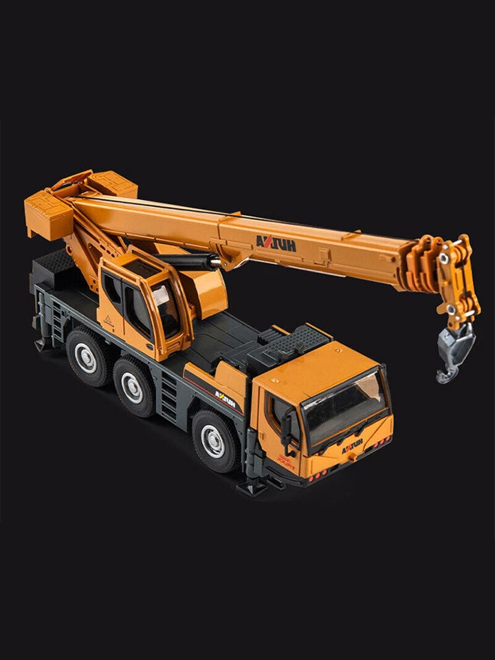 Camión grúa 1:50 modelo de vehículo de construcción diecast metal ingeniería juguete regalo Foto 2 de 4
