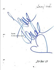 Jane Fonda Signed Autographed KLUTE Full Movie Script COA AB