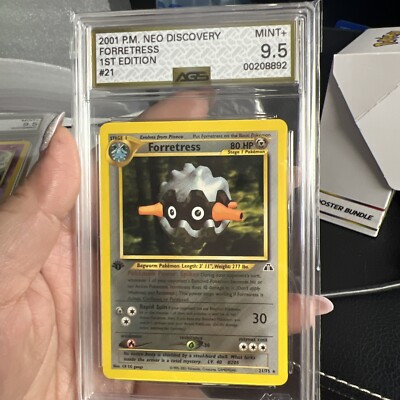 Vintage 2001 Pokemon Neo Discovery 1st Edition Forretress #21