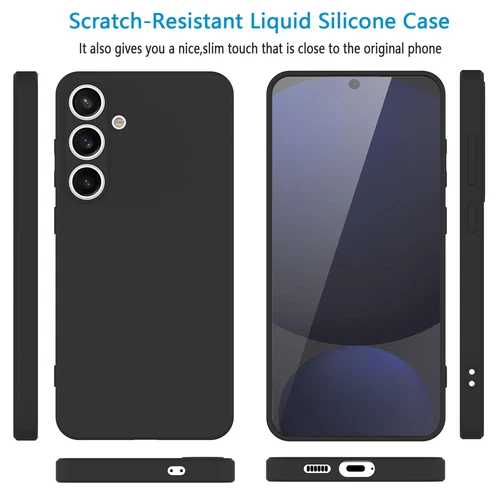 For Samsung Galaxy S25 Ultra S24 FE S23 Plus Silicone Case Phone Protective Case - Bild 44 von 44