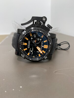 Graham Chronofighter Oversize Diver Deep Black Seal Rare NEW | eBay