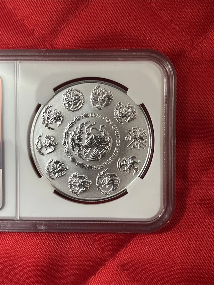 2024 Mexico 1 Onza Silver Reverse Proof Libertad NGC RPR 70 FR Mexico 🇲🇽 Label - Image 3 of 4
