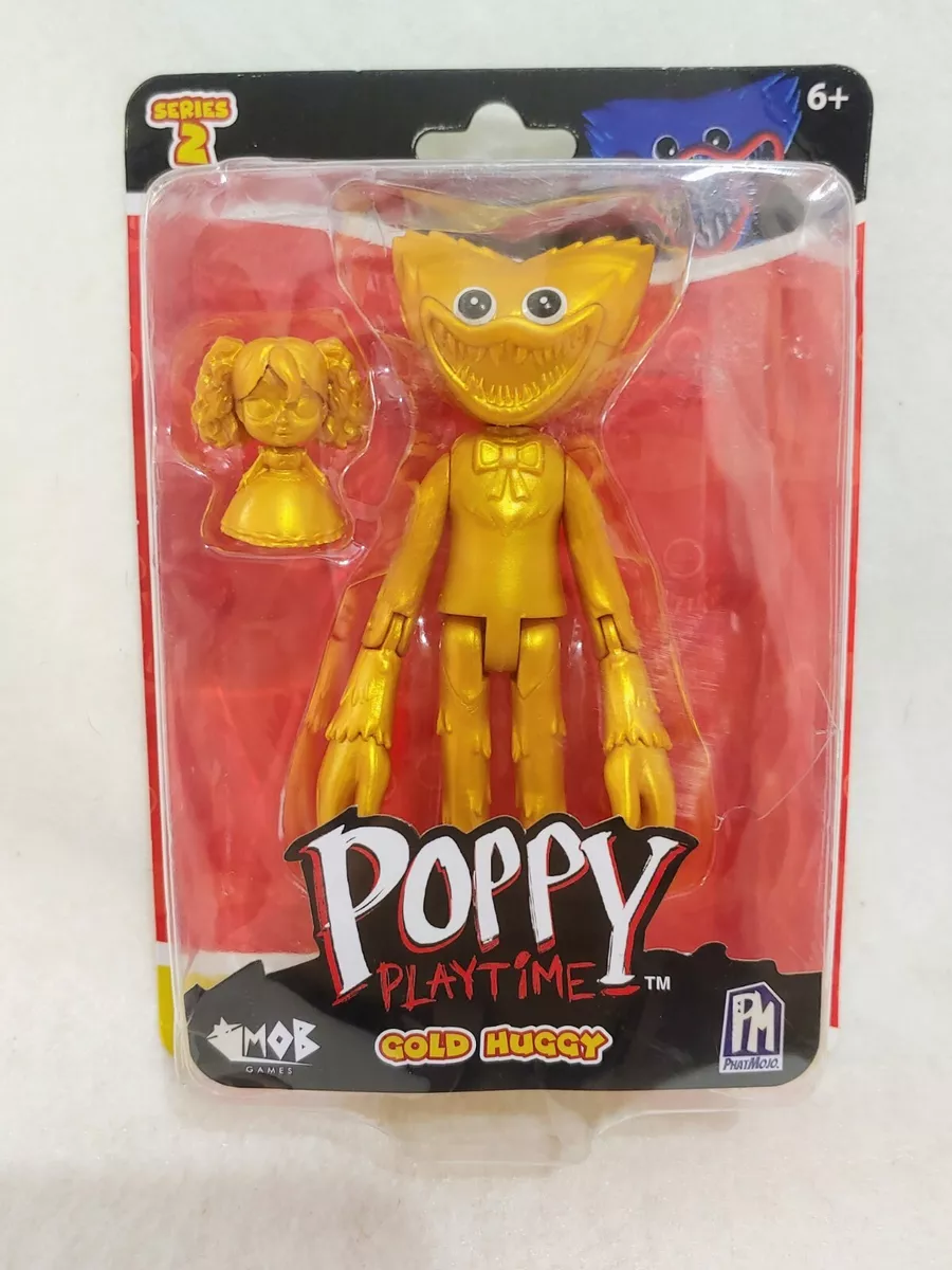 Poppy Playtime Series 2 Gold HUGGY WUGGY 5 in Articulated Figure New 2023