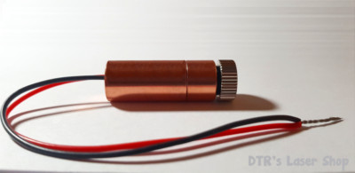 1.8W 445nm Blue Laser Diode In 12mmX30mm Copper Module W/Leads