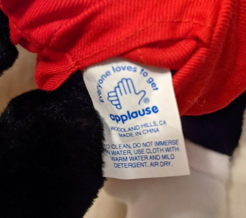 Applause Classic Mickey Mouse Floppy 13" Plush 33086 NWT - Picture 3 of 3