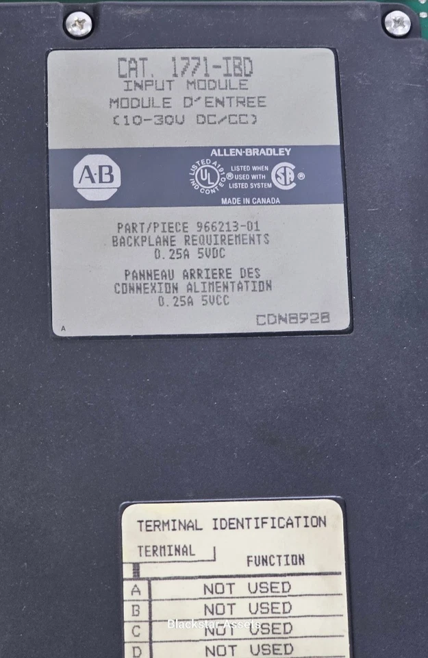 Módulo De Entrada PLC5 Allen Bradley 1771-IBD 10-30 VDC 1771IBD - Imagen 2 de 4