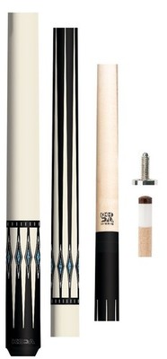 New KODA KD55 White & Black Pool Cue   12.5mm Maple X-Shaft - No Wrap Pool Cue