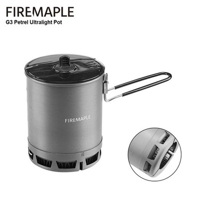 Tragbarer Feuer-Ahorn G3 Sturmvogel 600ml Camping Topf schnell erhitzt Reise Kochgeschirr