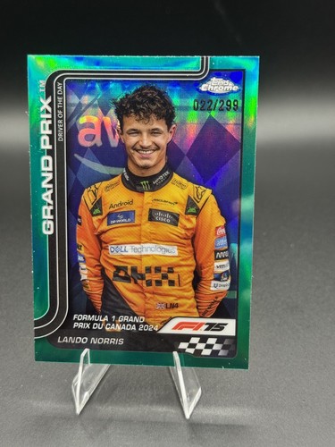 2025 Topps Chrome Formula 1 - Grand Prix Driver of the Day Lando Norris #130...