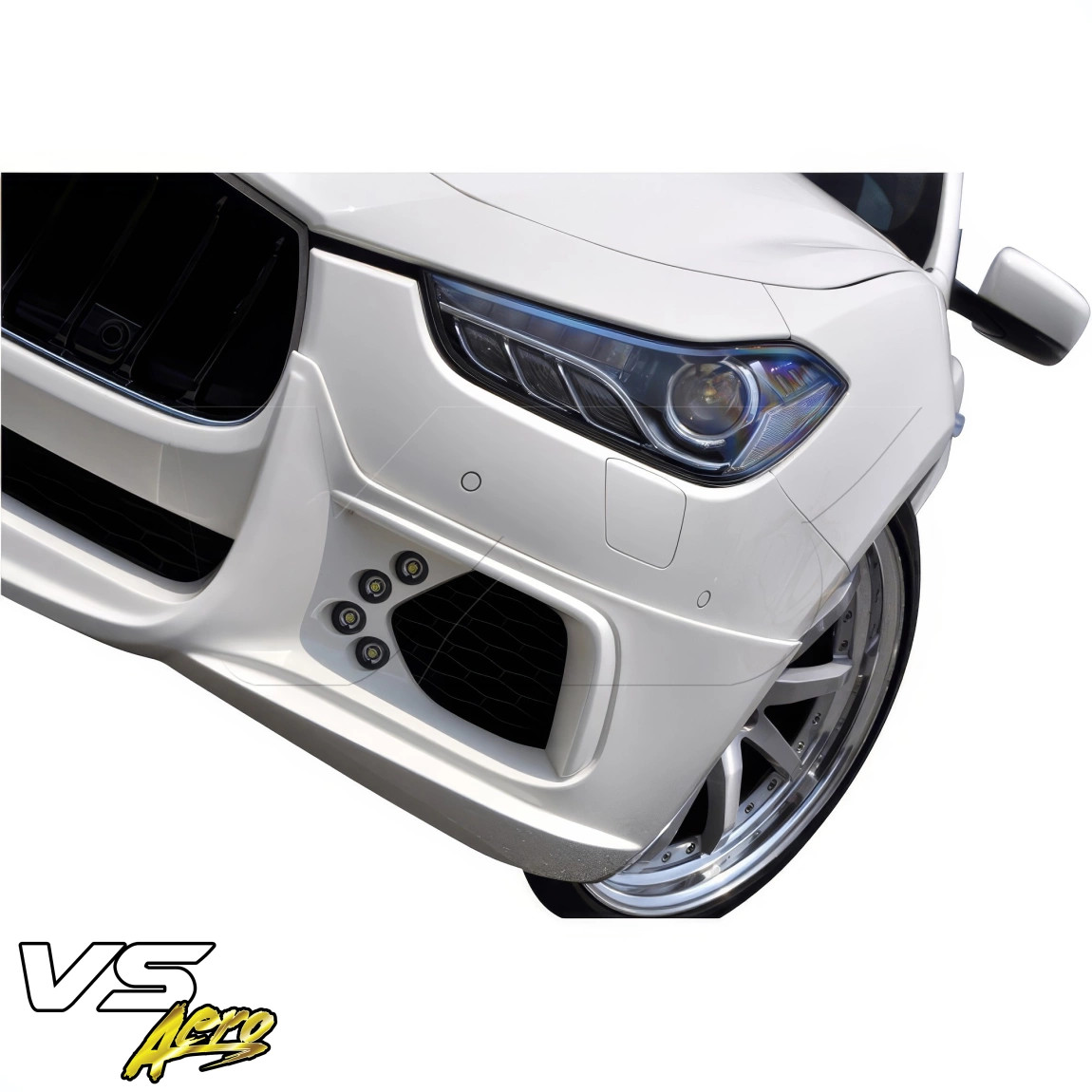 VSaero FRP WAL Front Lip Valance for Ghibli Maserati 13-17 vsaeropart_101451