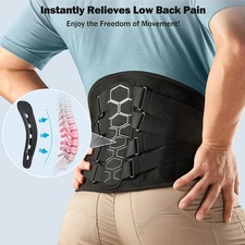 Copper Fit X-Back Brace for Lower Back Pain, Lumbar Support, Large/XLarge