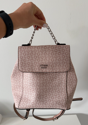Guess Mini Backpack Purse in a Light Pink Color | eBay