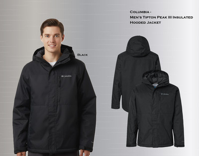 Hooded Jacket | Columbia Men's Tipton Peak III 208959 Insulated Hooded Jacket