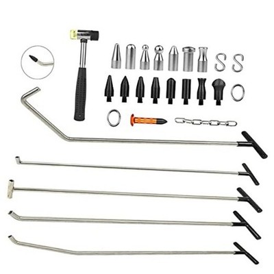 Dent Repair Rods Tools 27PCS Paintless Dent Repair Kits with Repair Tool C