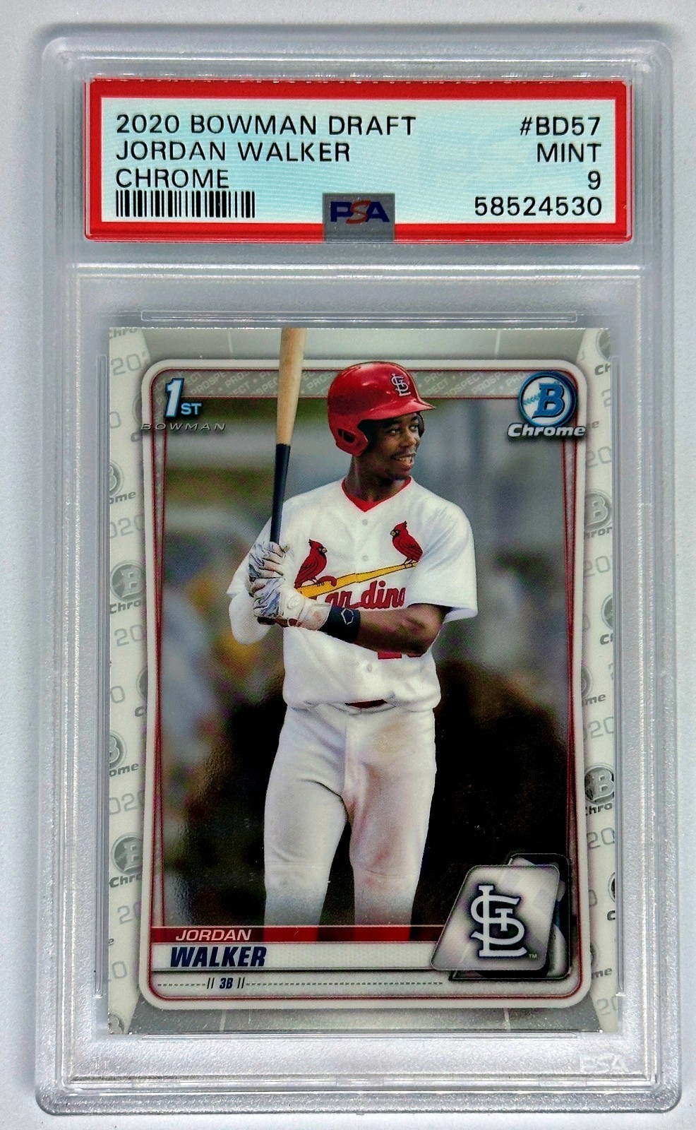 その他 2020 bowman draft sapphire jordan walker Jordan Walker 2020 Bowman Draft Sapphire Edition #BD-57 Chrome