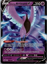 Galarian Articuno V Ultra Rare SWSH06: Chilling Reign 058/198 NM
