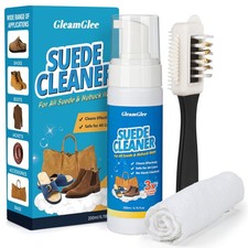 Suede Cleaning Kit 6.76oz   Removes Dirt, Stains  Water Marks   Brush  Towel I