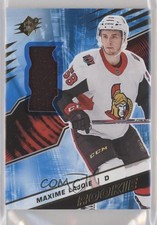 2018-19 SPx Rookies Materials Max Lajoie Maxime Lajoie #R-ML gl0