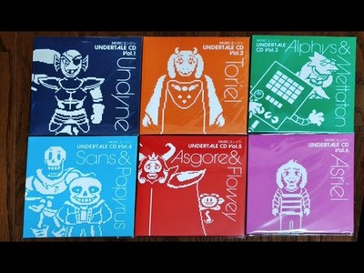Undertale MUSIC Engine CD Set Vol. 1-6 with JAGMO