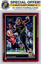 2025 Donruss WNBA Arike Ogunbowale Red Lava /399 #39 Dallas Wings