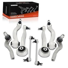 Set of 8, Front Lower Forward  Rearward Control Arm, Sway Bar Link, Outer