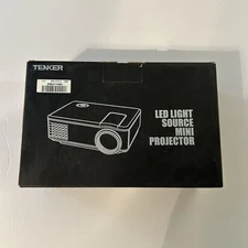 NIB Tenker Mini LED Light Soucre Video Projector 1080p Brand New In Box