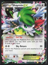Shaymin EX 77/108 - Pokemon Roaring Skies - Holo EX Rare - LP on eBay
