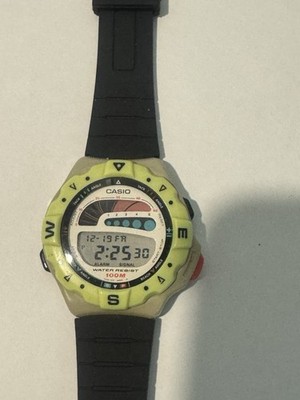 Rare Vintage Casio SUF-120 Surfing Timer Men s Digital Sports Watch JDM 1980s