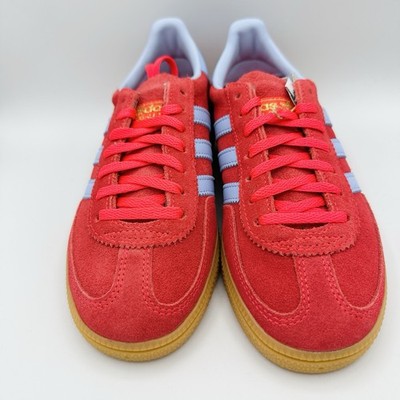 adidas Handball Spezial Lucid Red Glow Blue Gum Women's Sizes 5-11