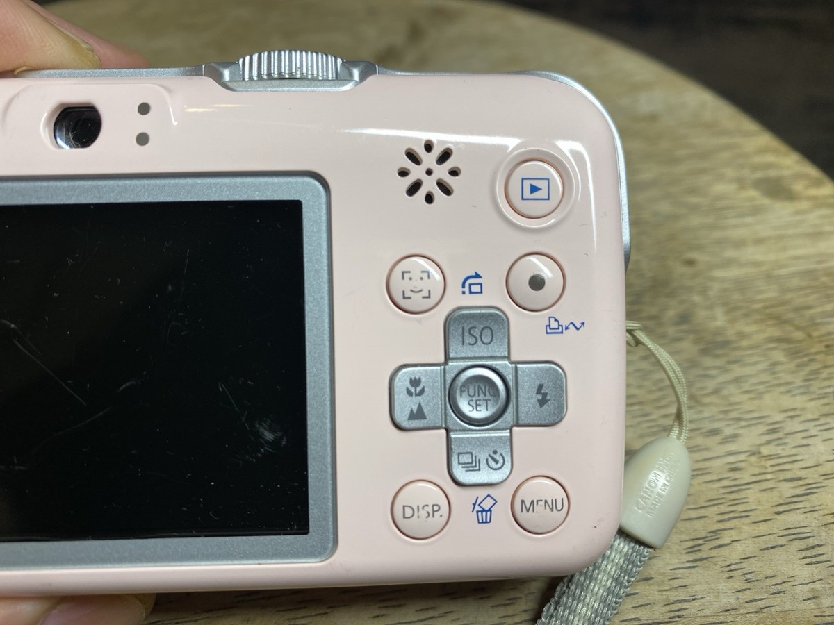 Canon PowerShot E1 Pink 10.0MP 4X Optical Zoom TESTED Working NO
