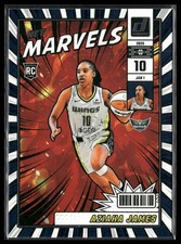 Aziaha James 2025 Donruss WNBA #18 Net Marvels Dallas Wings