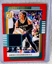 2025 Panini Donruss WNBA ROOKIE JERSEY Arike Ogunbowle RC Wings🏀 NEW Protector