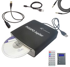 POSSPO CD DVD Player for Car with USB Port AUX Port, Portable External CD...