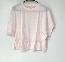 Asos NWOT women’s medium boxy t shirt Pink Short Sleeve Top Blouse Pullover