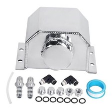 Coolant Radiator Tank Reservoir Expansion Overflow Tank 1 Litre Silver