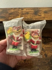 Vintage 1993 Kraft General Foods Cereal Sugar Bear Ornaments - Set of 2
