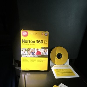 Norton 360 Version 3.0 Small Business Edition Antivirus 5 User CD Windows