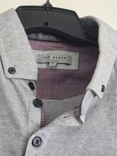 Ted Baker Men  s Polo Shirt, Gray, Size S New Without Tags - Excellent Condition