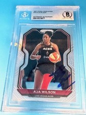 2021 PANINI PRIZM WNBA - A'JA WILSON - SIGNED BECKETT CERTIFIED AUTO ACES