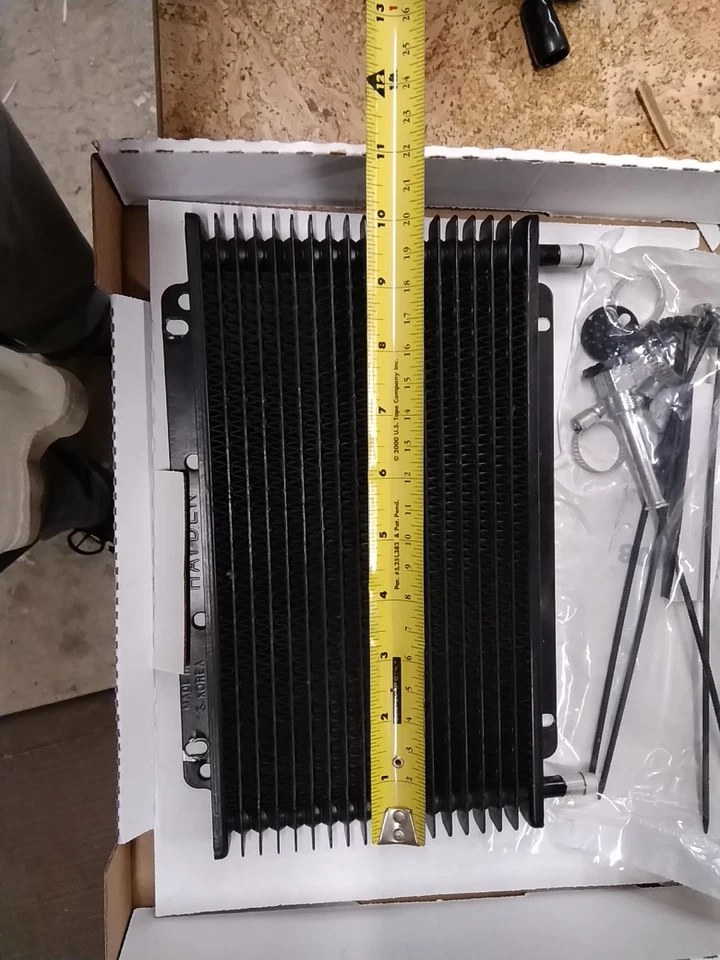 hayden transmission cooler 11x6   11/32 Bib Hose Fitting - Image 4 of 4