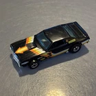 Vintage 1974 Hot Wheels Ford Gran Torino Cragar 3 Car Black w/ Silver Rims - EUC